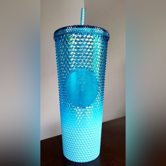Starbucks Blue Studded Ombré Cold Cup (24oz.) - Picture 1 of 3